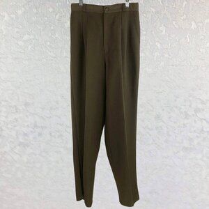 Diane Richard Vintage Brown Pleated Dress Pants Size 6